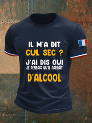 T-shirt manches courtes Cul Sec Alcool Beauf Homme