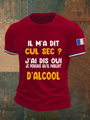 T-shirt manches courtes Cul Sec Alcool Beauf Homme