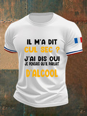 T-shirt manches courtes Cul Sec Alcool Beauf Homme