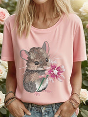 Tee shirts souris mignonne femme