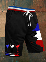 Short Bleu Blanc Rouge pour homme