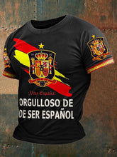 T-shirt imprimé espagnol Spain Proud pour hommes