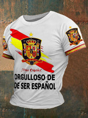 T-shirt imprimé espagnol Spain Proud pour hommes