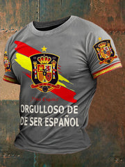 T-shirt imprimé espagnol Spain Proud pour hommes