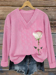 Haut Décontracté Femme Rose Ruban Imprimé Sensibilisation Au Cancer Du Sein