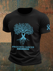 T-shirt sensibilisation au cancer de la prostate pour homme