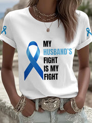 Tee shirts femme femme sensibilisation au cancer de la prostate
