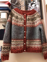 Pull islandais décontracté pour femmes Comfort Pearl Button Cardigan en tricot