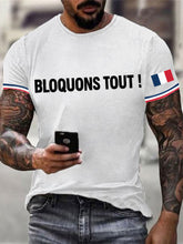 T-shirt imprimé Bloquons tout pour homme