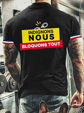 T-shirt à manches courtes Bloquons tout Homme