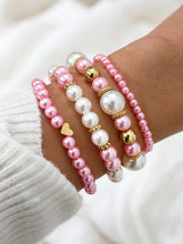 Bracelet Femme Ruban Rose Cancer Du Sein