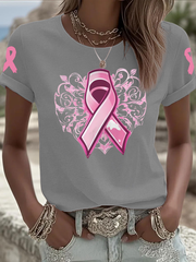 T-shirt à manches courtes Iron On pour femmes