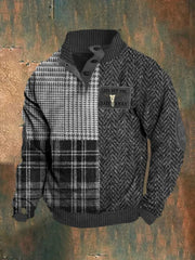 Hommes Vintage Western Let's Put The Crazy Away Imprimé Casual Sweatshirt