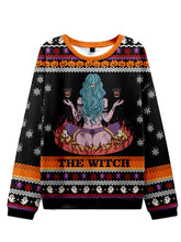 Sweatshirt The Witch Halloween Ugly Femme