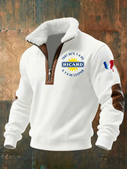 Chandail à capuchon zippé Ricadrd Baggy Homme