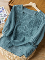 Chemises décontractées solides pour femmes