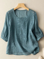 Chemises décontractées solides pour femmes