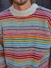 Tops à rayures automne et hiver pour hommes