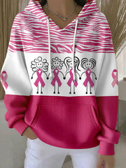 Sweats Femme Ruban Rose Cancer Du Sein