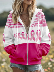 Manteaux ruban rose cancer du sein pour femmes