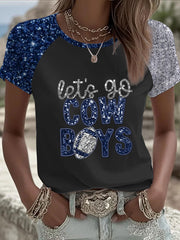 T-shirt American Football Femme