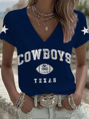 T-shirt American Football Femme