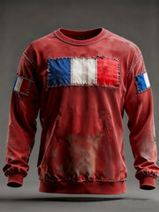 Sweat-shirt Homme Drapeau Français