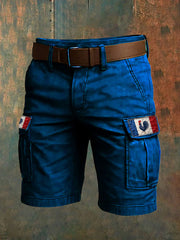 Short Drapeau Français Le Coq Gaulois pour homme