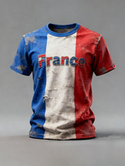 T-shirt manches courtes French Stamp pour homme