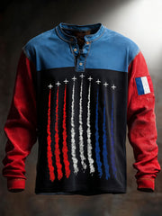 T-shirt à manches longues Timbre De cChasse Français Homme