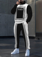 Hoodie occasionnel des hommes et l'ensemble de pantalon