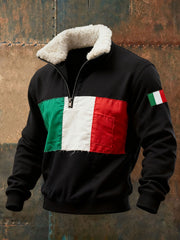 Sweat-shirts à drapeau italien pour hommes