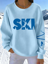 Sweatshirt Ski Print Femme