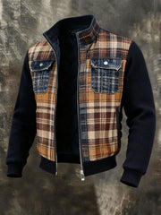 Veste en patchwork pour hommes