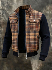 Veste en patchwork pour hommes