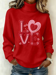 Haut Décontracté Imprimé LOVE Femme