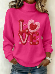 Haut Décontracté Imprimé LOVE Femme