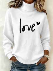 Haut Décontracté Imprimé LOVE Femme