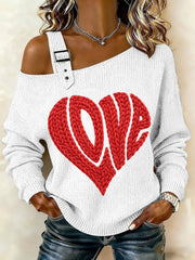 Hauts de coeur d'amour de la Saint-Valentin des femmes