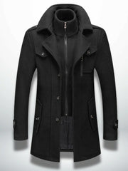 Manteau de laine chaud pour hommes