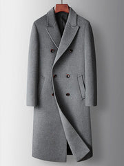 Manteau de manteau décontracté confortable pour homme long britannique Tommy