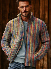 Veste à glissière Geometric Art Homme