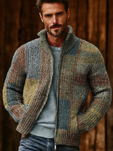 Veste à glissière Geometric Art Homme