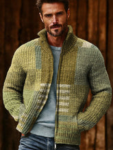 Veste à glissière Geometric Art Homme