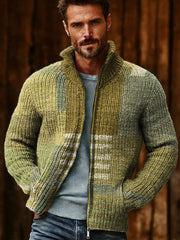 Veste à glissière Geometric Art Homme