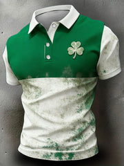 Hommes Irlande Rugby Lover Imprimé Casual Tops