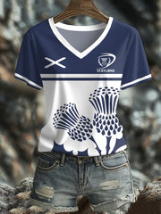 T-shirt imprimé Scotland Rugby Lover pour femme