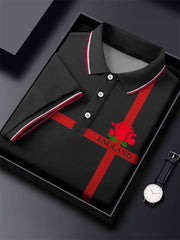 Hommes Angleterre Rugby Lover Imprimé Casual Tops