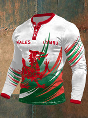 Hauts Homme Wales Rugby Lover CYMRU Print
