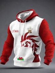 Hommes Pays de Galles Welsh Lover Imprimé Hoodie